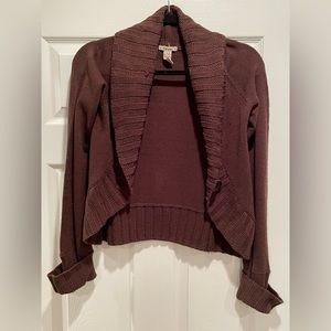 Forever Brown Cardigan